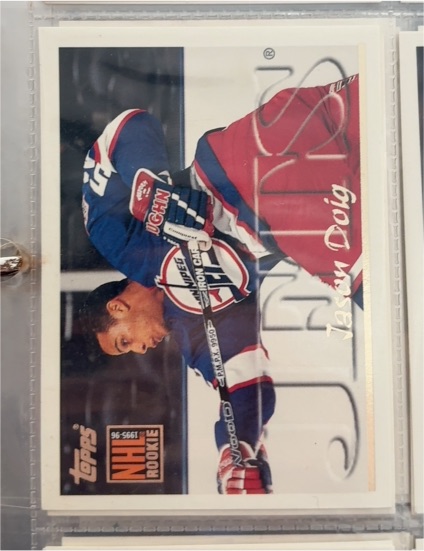 1995 Topps NHL Rookie #96 Jason Doig — front