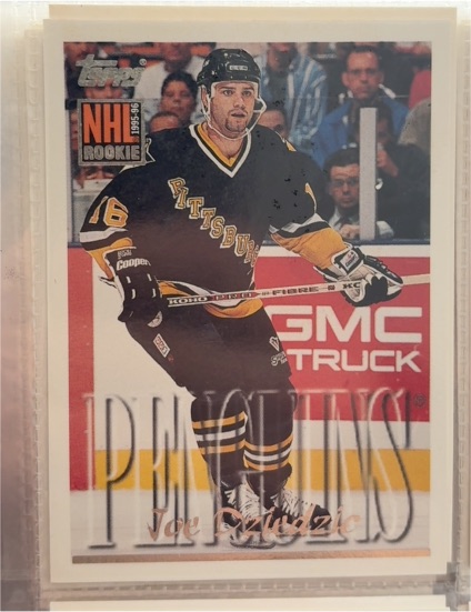 1995-96 Topps #336 Joe Dziedzic — front