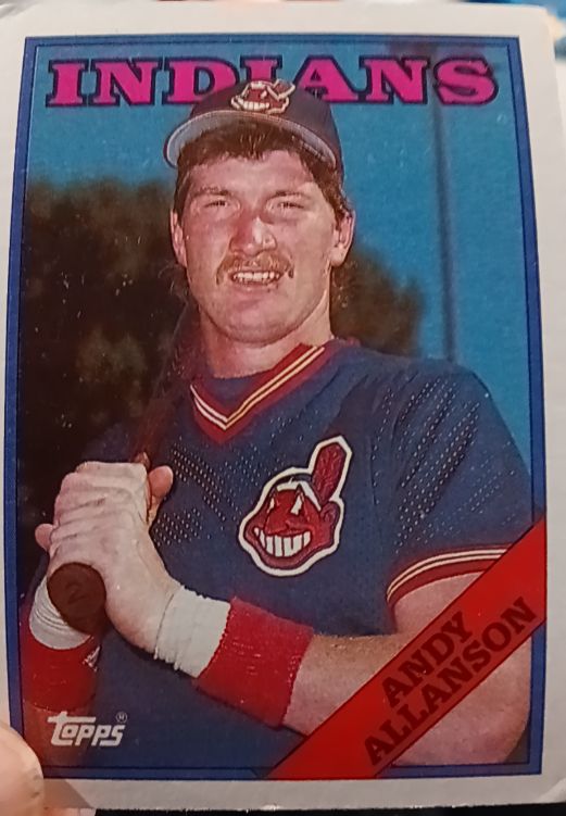 1988 Topps #728 Andy Allanson — front