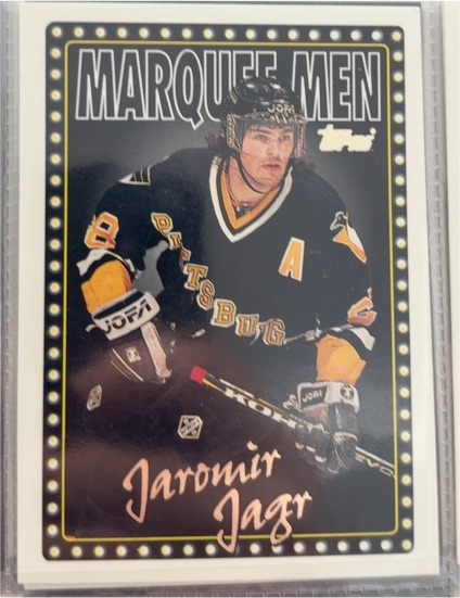 1995-96 Topps Marquee Men #374 Jaromir Jagr — front