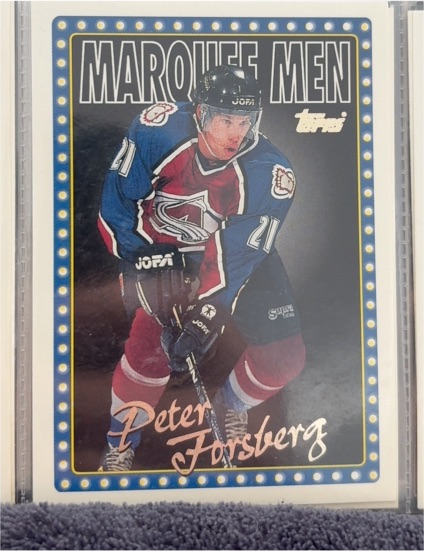 1995-96 Topps #380 Peter Forsberg — front