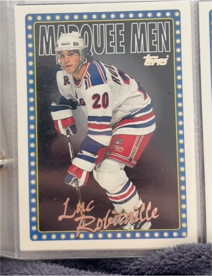 1995-96 Topps Marquee Men #379 Luc Robitaille — front