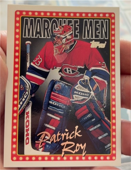 1995-96 Topps Marquee Men #377 Patrick Roy — front