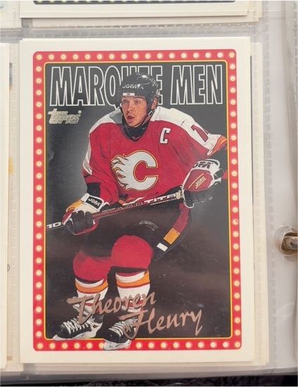 1995-96 Topps Marquee Men #382 Theoren Fleury — front