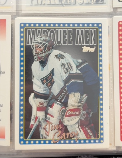 1995-96 Topps #383 Jim Carey — front