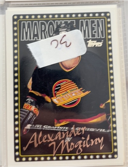 1995-96 Topps Marquee Men #376 Alexander Mogilny — front
