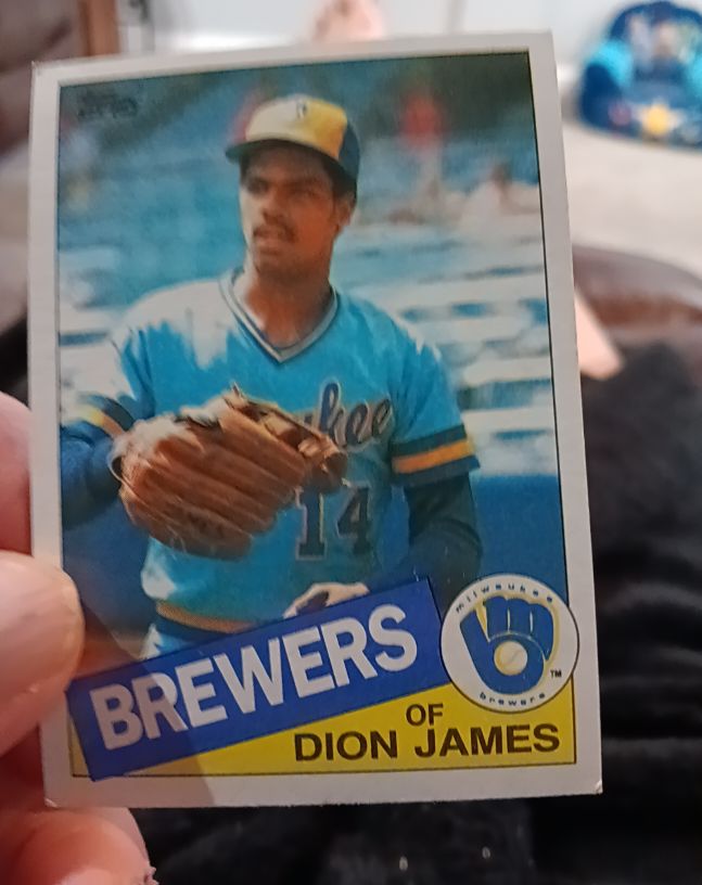 1985 Topps #228 Dion James — front