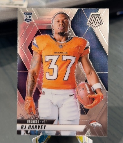 2025 Panini Mosaic #284 RJ Harvey — front