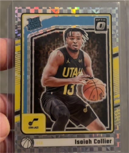 2024-25 Donruss Optic #295 Isaiah Collier — front