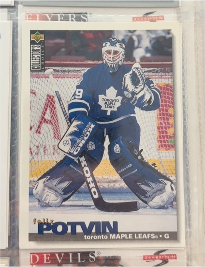 1995-96 Upper Deck Collector's Choice #114 Felix Potvin — front