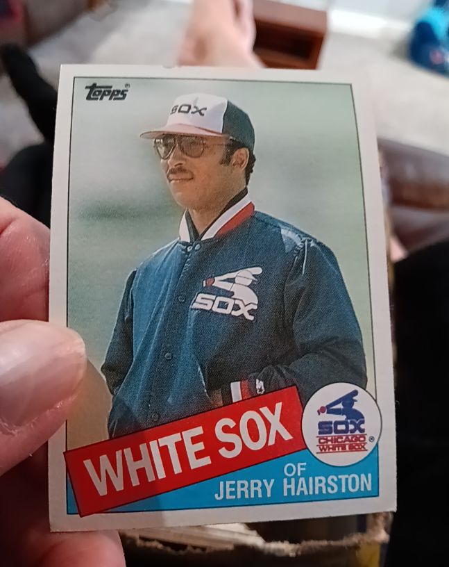 1985 Topps #596 Jerry Hairston — front