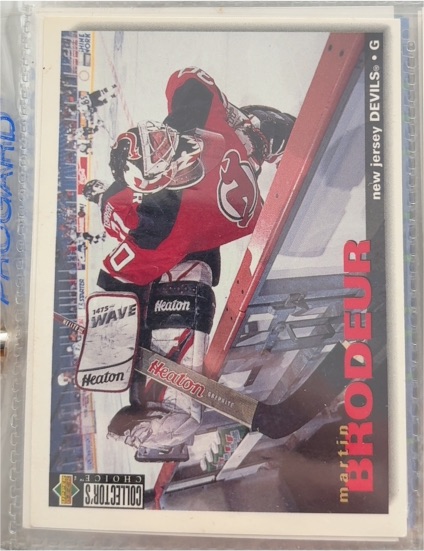 1995-96 Collector's Choice #204 Martin Brodeur — front
