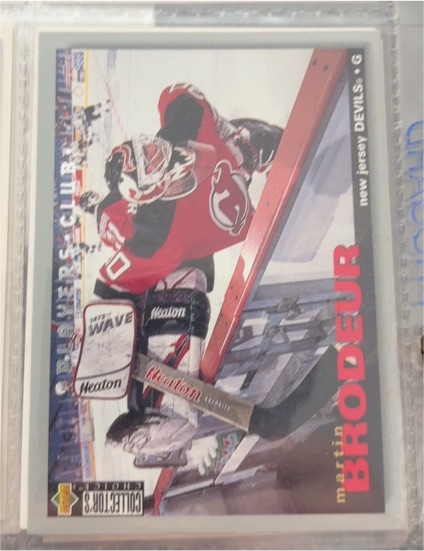 1995-96 Collector's Choice #204 Martin Brodeur — front
