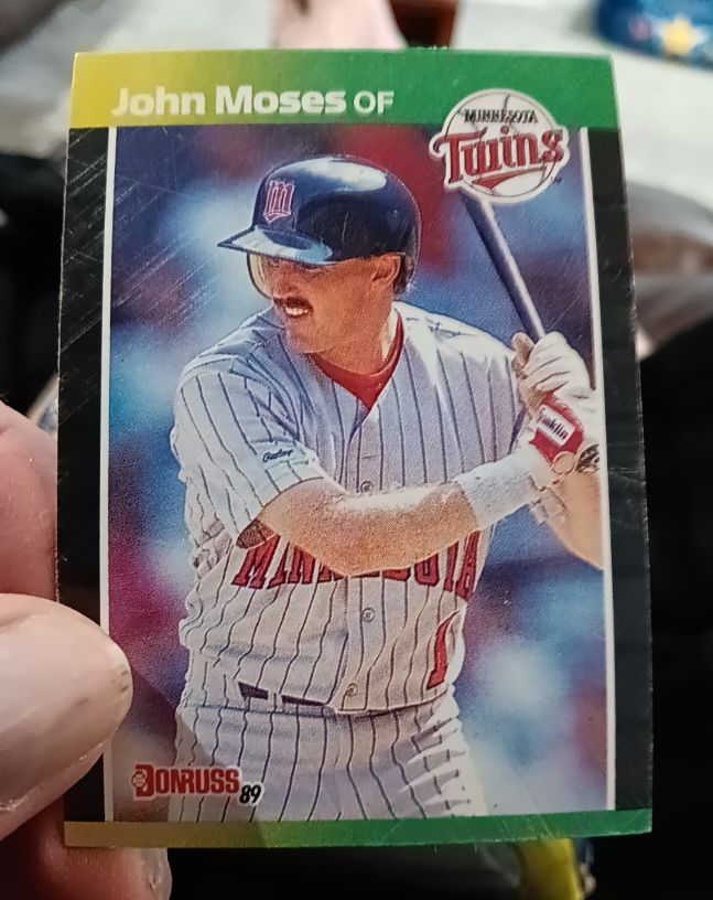1989 Donruss #626 John Moses — front