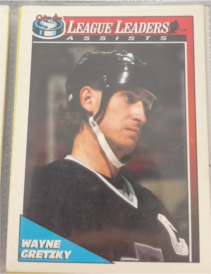 1991-92 O-Pee-Chee #224 Wayne Gretzky — front