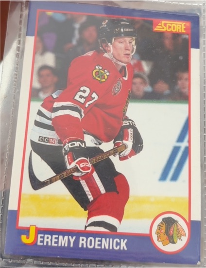1991-92 Score Kellogg's #5 Jeremy Roenick — front