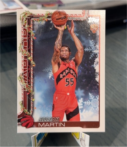 2025-26 Topps Holiday #H199 Alijah Martin — front