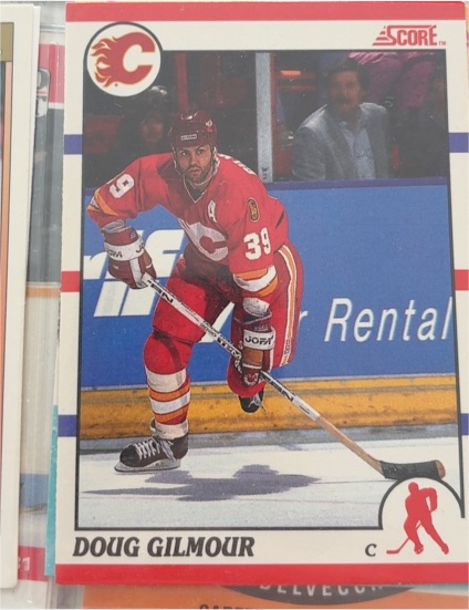 1990-91 Score #155 Doug Gilmour — front