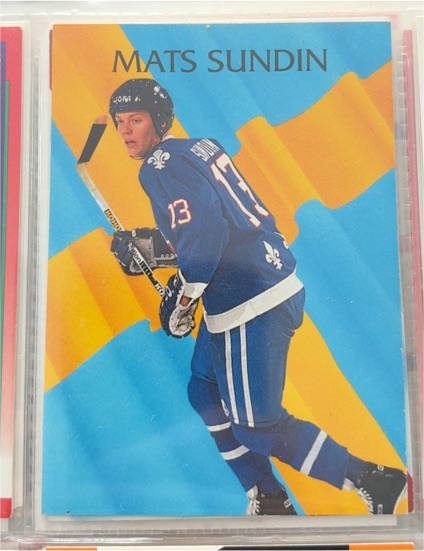 1992-93 Parkhurst #221 Mats Sundin — front