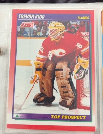 1991-92 Score #271 Trevor Kidd — front