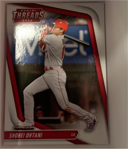 2022 Panini Chronicles Threads #18 Shohei Ohtani — front