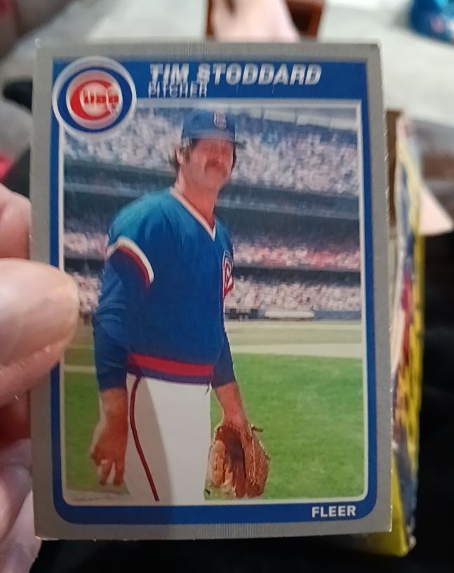 1985 Fleer #68 Tim Stoddard — front