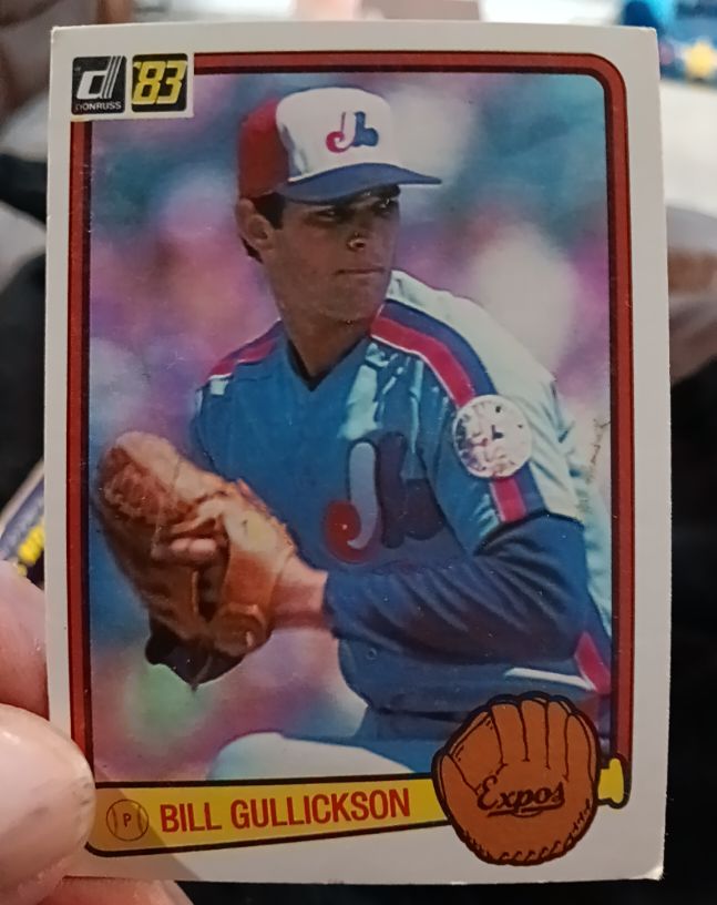 1983 Donruss #288 Bill Gullickson — front