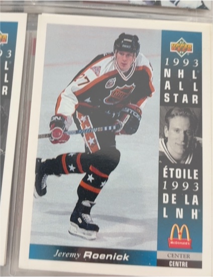 1993-94 Upper Deck McDonald's #McD-12 Jeremy Roenick — front