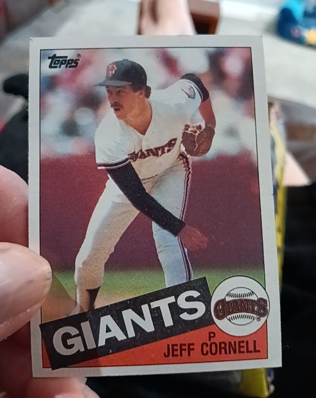 1985 Topps #514 Jeff Cornell — front