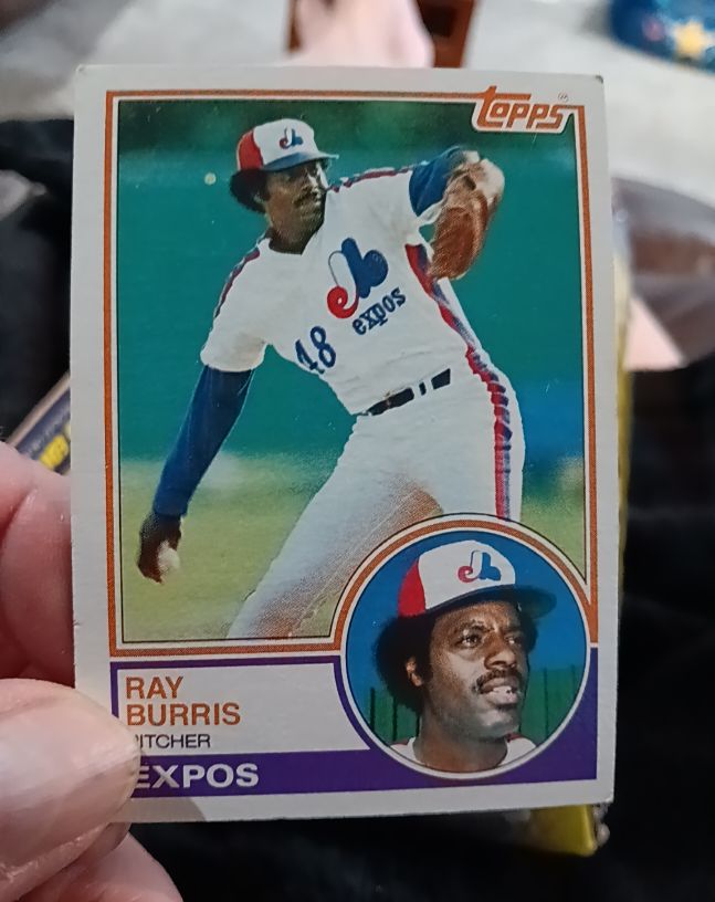 1983 Topps #474 Ray Burris — front