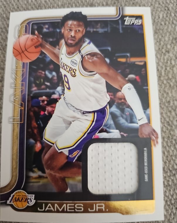 2025 Topps Flagship Basketball #FRO-BJJ Bronny James Jr. — front