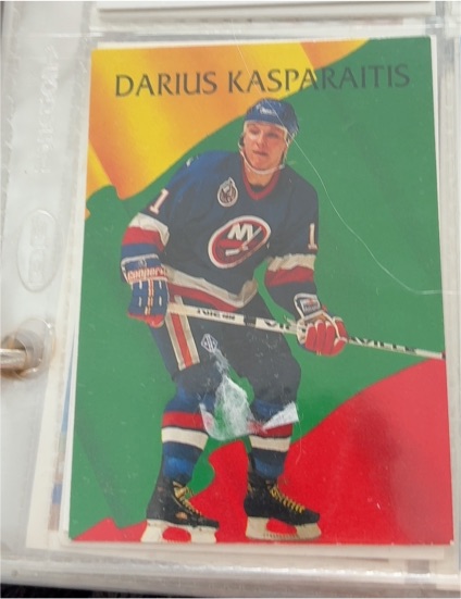 1992-93 Parkhurst #215 Darius Kasparaitis — front
