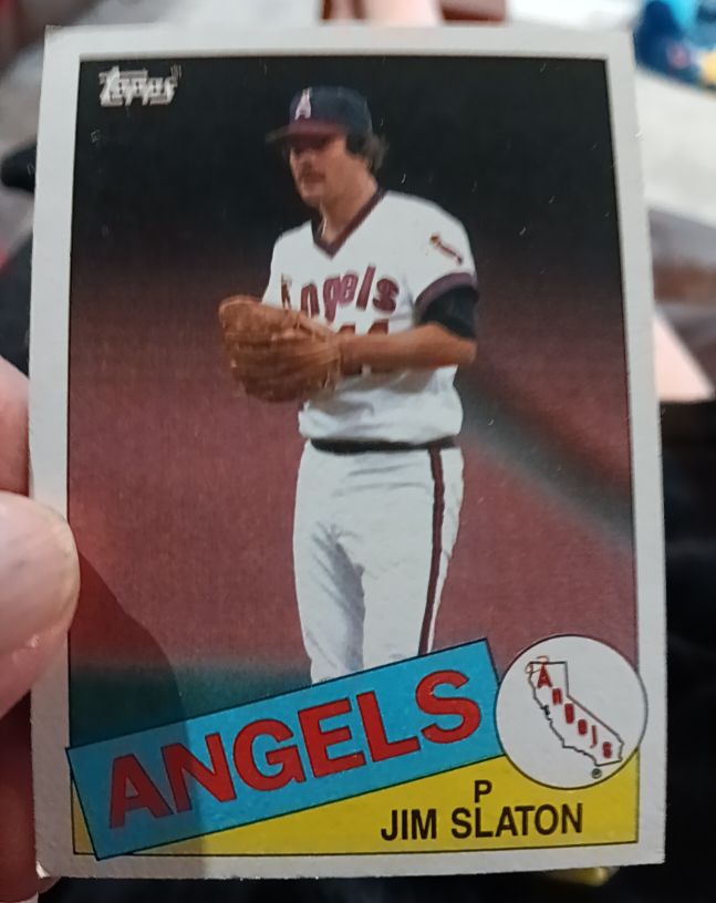 1985 Topps #657 Jim Slaton — front