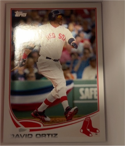 2013 Topps #595 David Ortiz — front