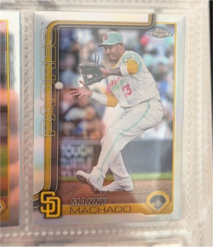 2025 Topps Chrome #53 Manny Machado — front