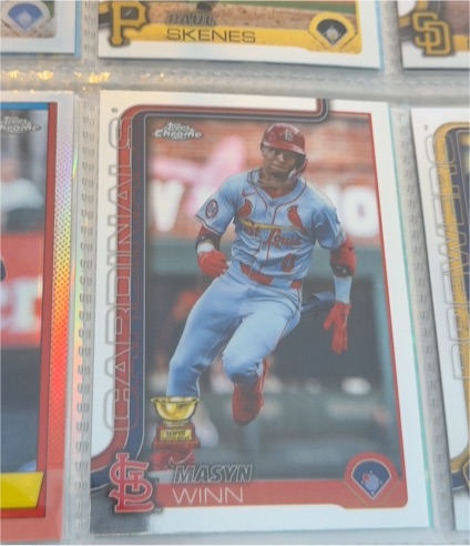 2025 Topps Chrome #244 Masyn Winn — front
