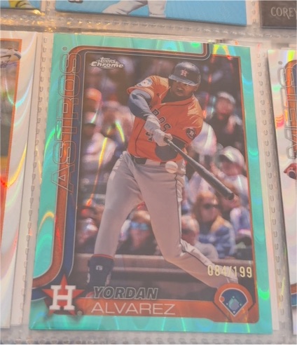 2025 Topps Chrome #267 Yordan Alvarez — front