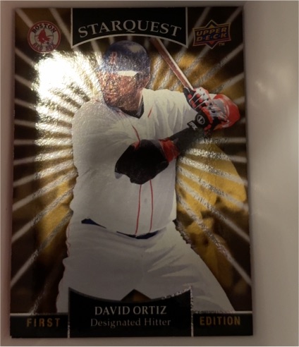 2009 Upper Deck First Edition StarQuest #SQ-8 David Ortiz — front