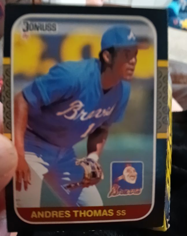 1987 Donruss #266 Andres Thomas — front