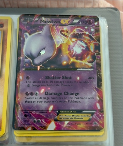 Pokémon XY Promos #XY107 Mewtwo EX — front