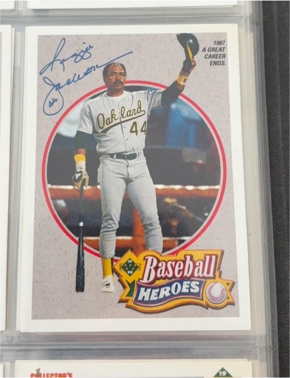 1990 Upper Deck Baseball Heroes #8 Reggie Jackson — front
