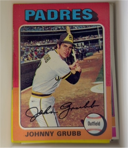 1975 Topps #298 Johnny Grubb — front