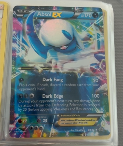 2015 Pokémon XY Black Star Promos #XY62 Absol EX — front