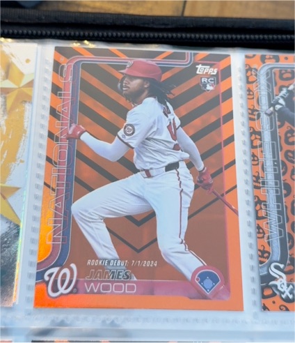 2025 Topps Update Series #US218 James Wood — front