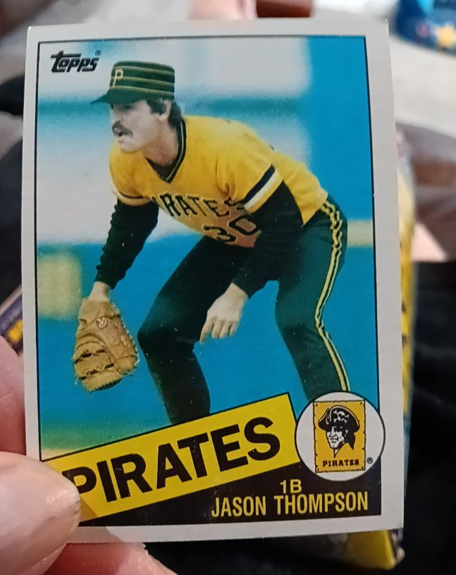 1985 Topps #490 Jason Thompson — front
