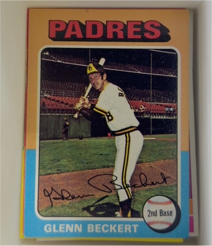 1975 Topps #484 Glenn Beckert — front