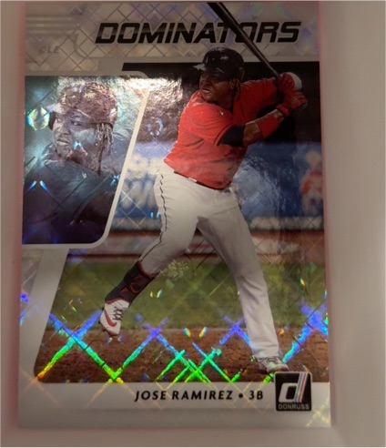 2021 Donruss Dominators #DOM7 Jose Ramirez — front