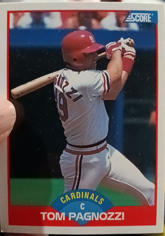 1989 Score #483 Tom Pagnozzi — front