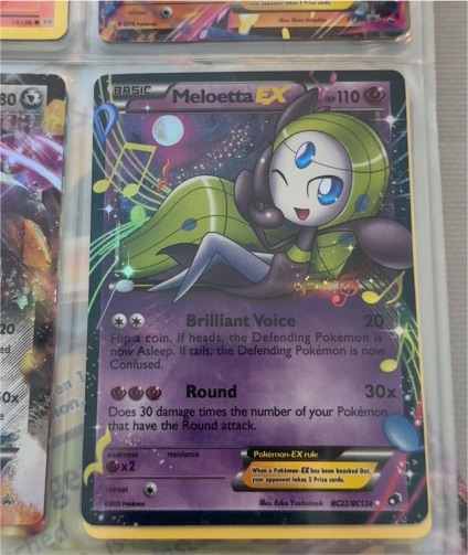2013 Pokémon RC11 Meloetta EX — front