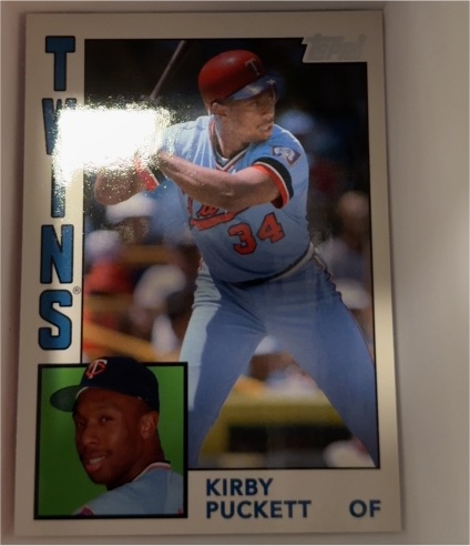1984 Topps #317 Kirby Puckett — front